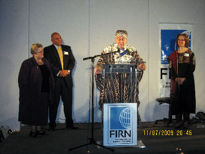 Dr. Murray Simon Receives the Pat Hatch Award from FIRN
